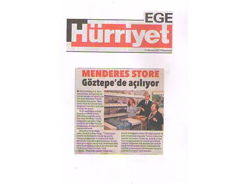 Menderes Store Göztepe'de açılıyor