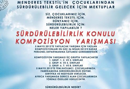 Menderesli çocuklar sürdürülebilirlik için yarıştı