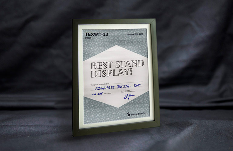 Menderes Textile Returned from Paris with an Award