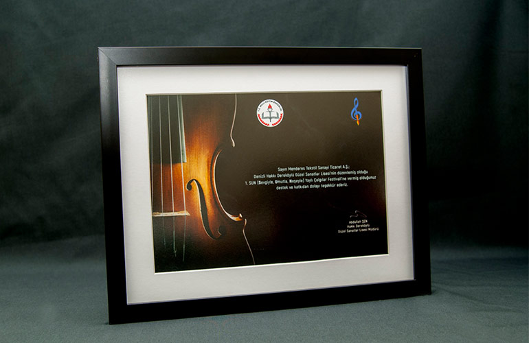 Thank You from the String Instruments Festival to Menderes Textile